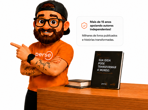 Mascote, livro e selo da PerSe