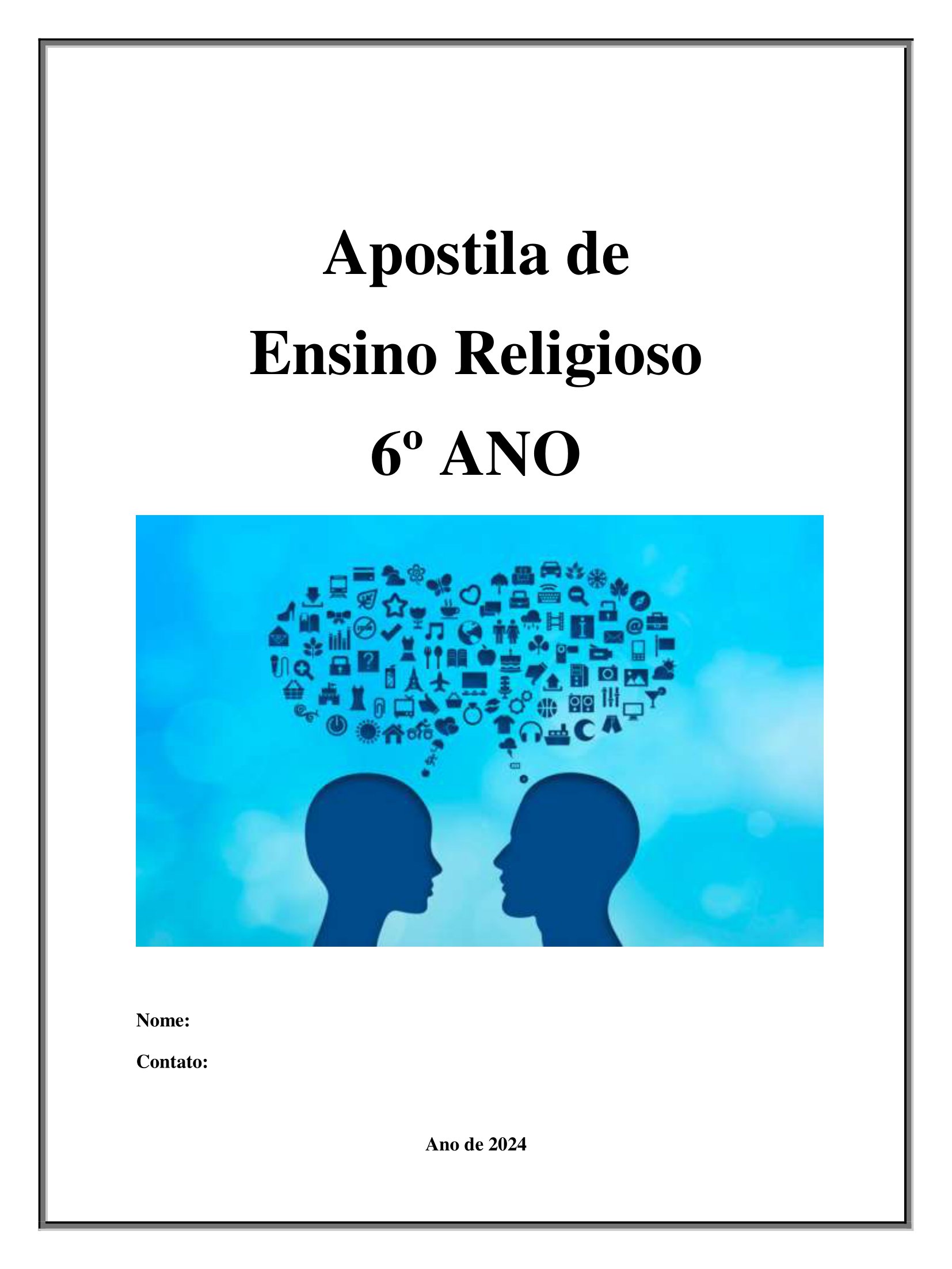 Manual do professor dos Estudos de Ensino Religioso para o 6 ano