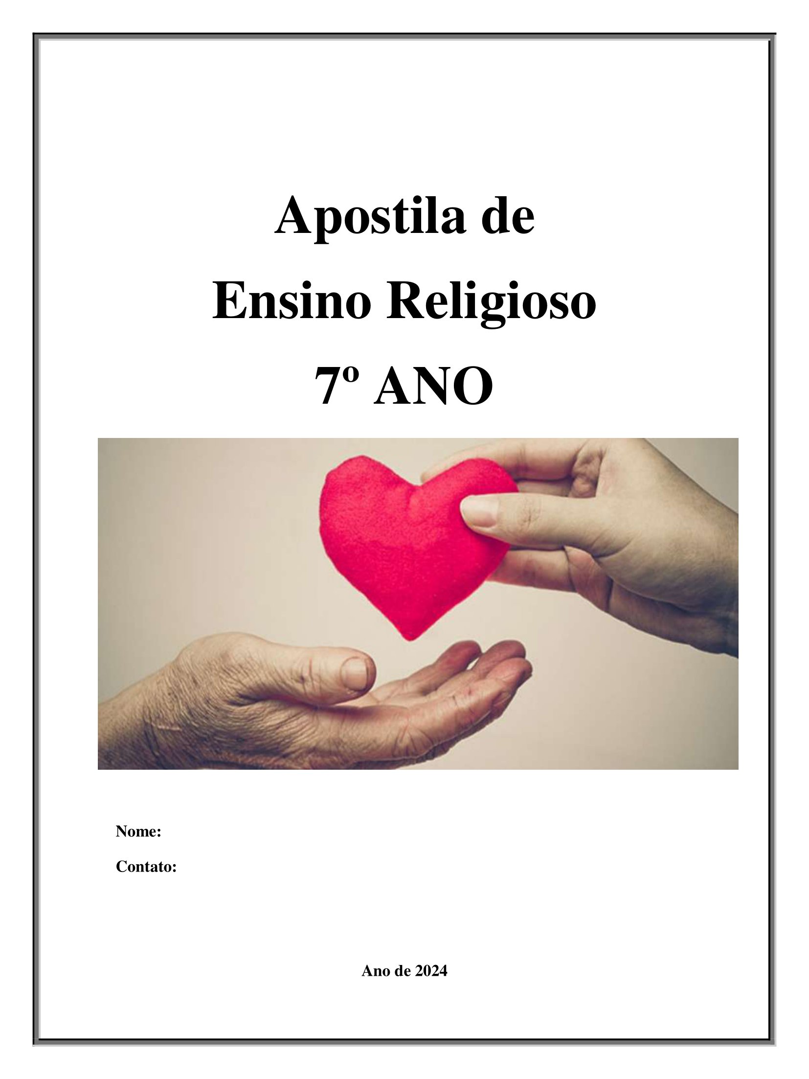 Estudos de Ensino Religioso para o 8 ano