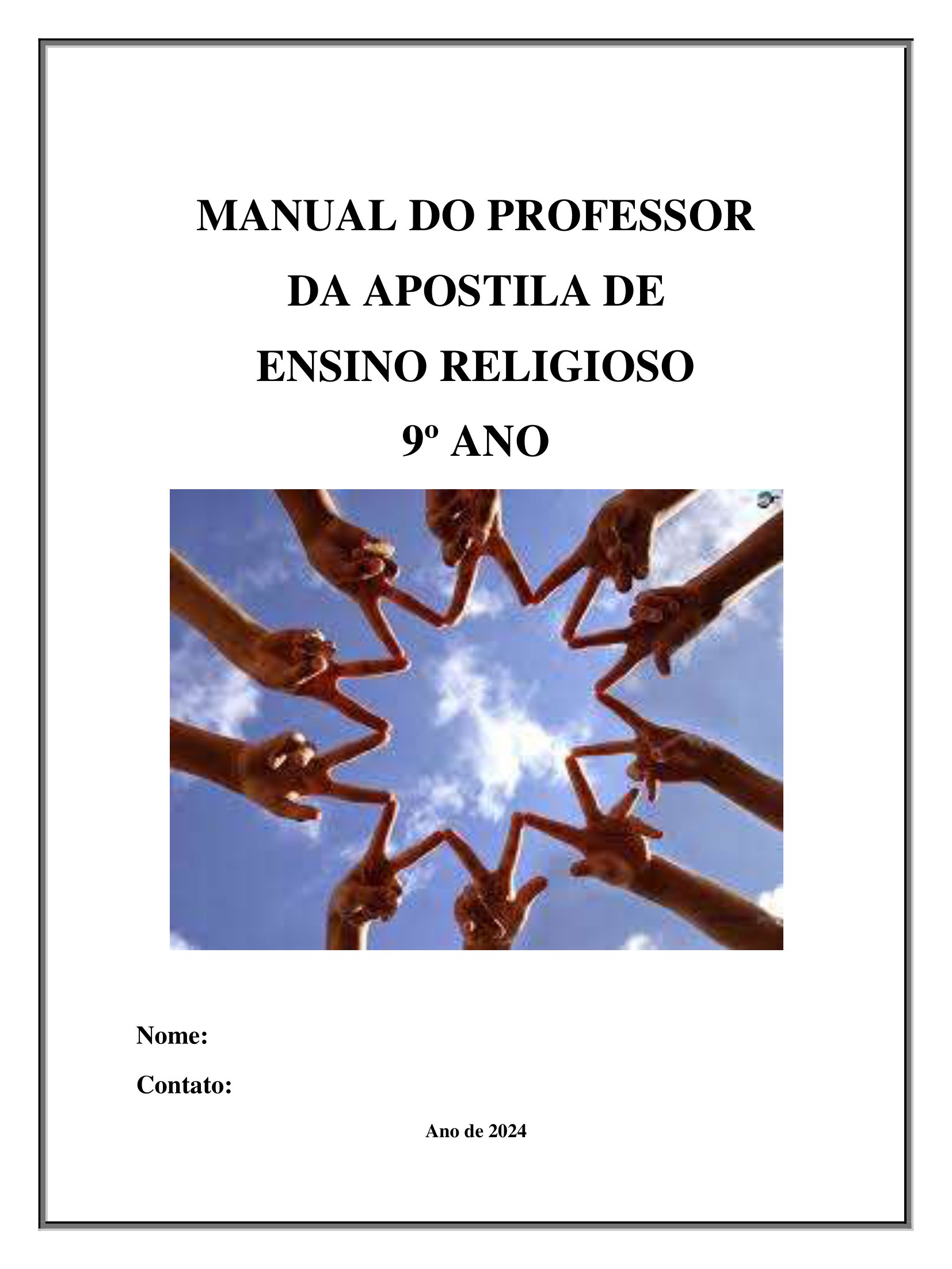 Manual do professor dos Estudos de Ensino Religioso para o 6 ano