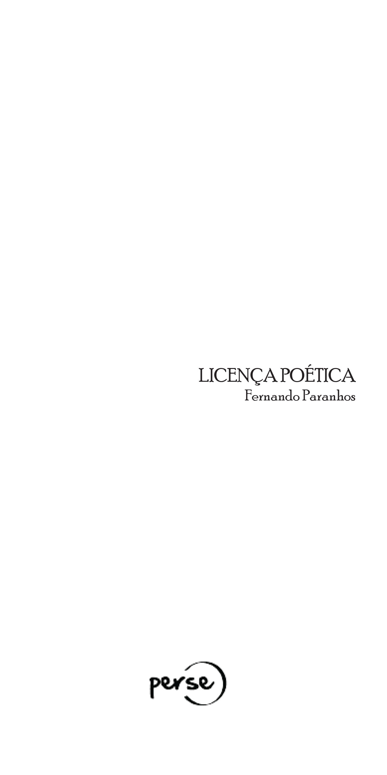 Licen�a Po�tica