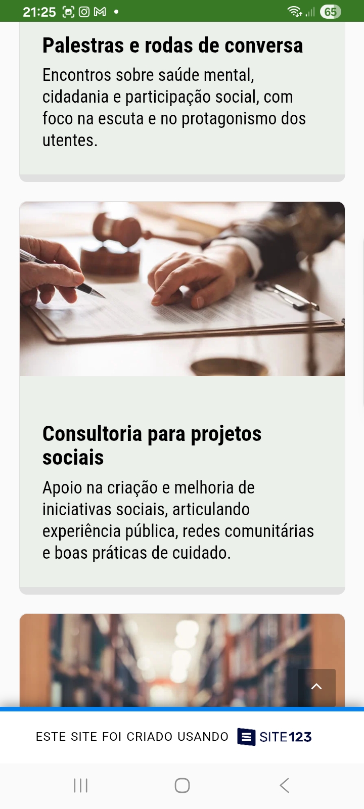 Exaltando o Criador