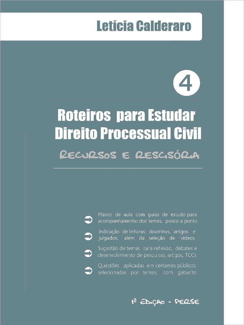 Roteiros para estudar Direito Processual Civil: Tutela Executiva